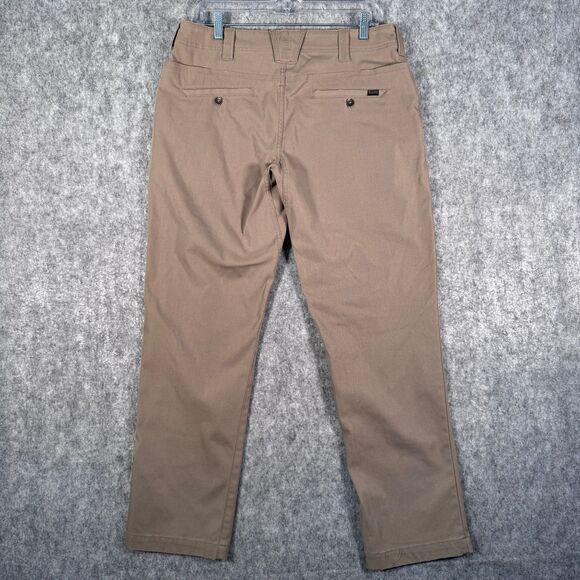 5.11 Tactical Edge Chino Pants Mens 32x30 Beige Straight Workwear - Picture 10 of 13